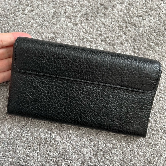 Coach leather wallet NWT black color - Picture 2 of 8